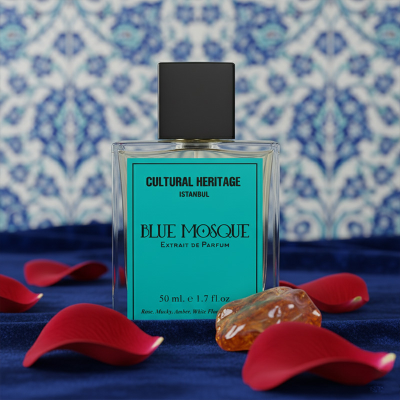 Extrait De Parfum Bottle: Rose, Amber, Musk