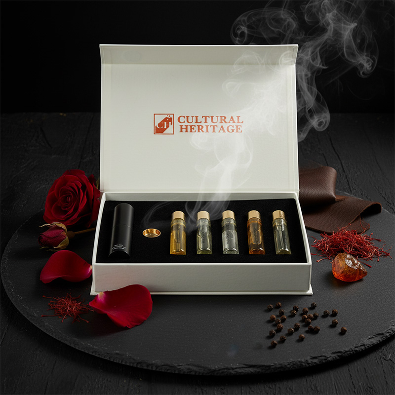 Travel Size Oud Perfume Set | Refillable Extrait de Parfum | Cultural Heritage