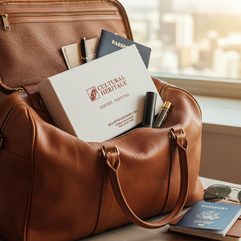 Oud Perfume Notes | Sensory Discovery Set | Rose Saffron Leather Fragrances