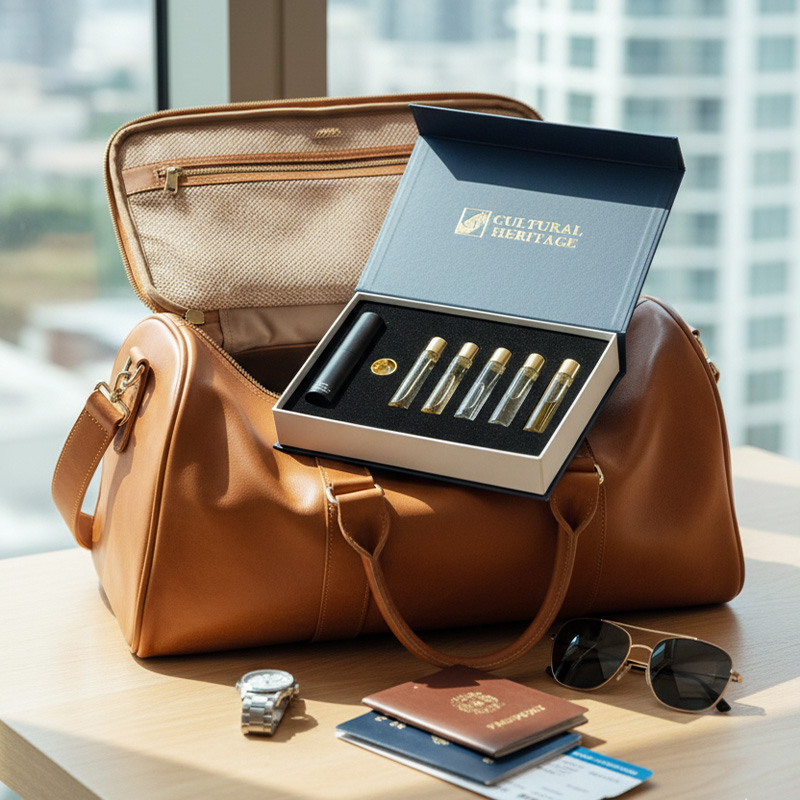 Refillable Travel Perfume Set for Couples 5x8ml Carry-On Size