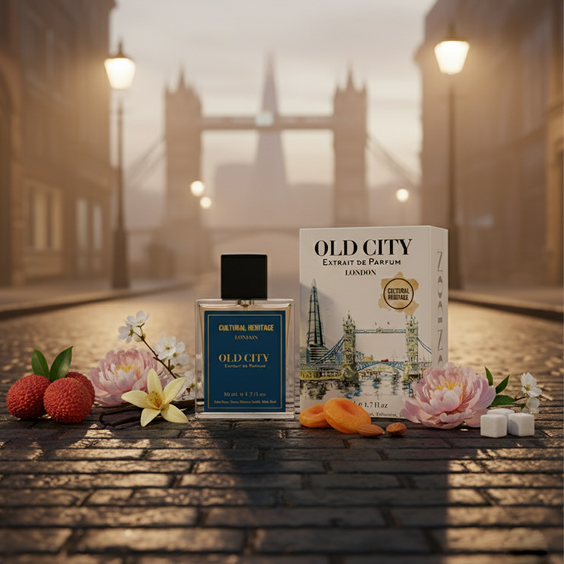 Historic London Perfume Main Visual - Tea & Leather