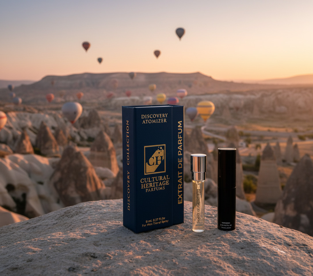 Portable 8ml Perfume Application in Cappadocia Landscape