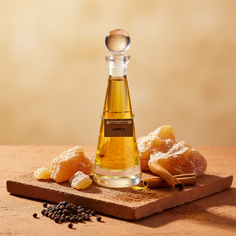 Africa Perfume Oil with Frankincense and Spice Ingredients