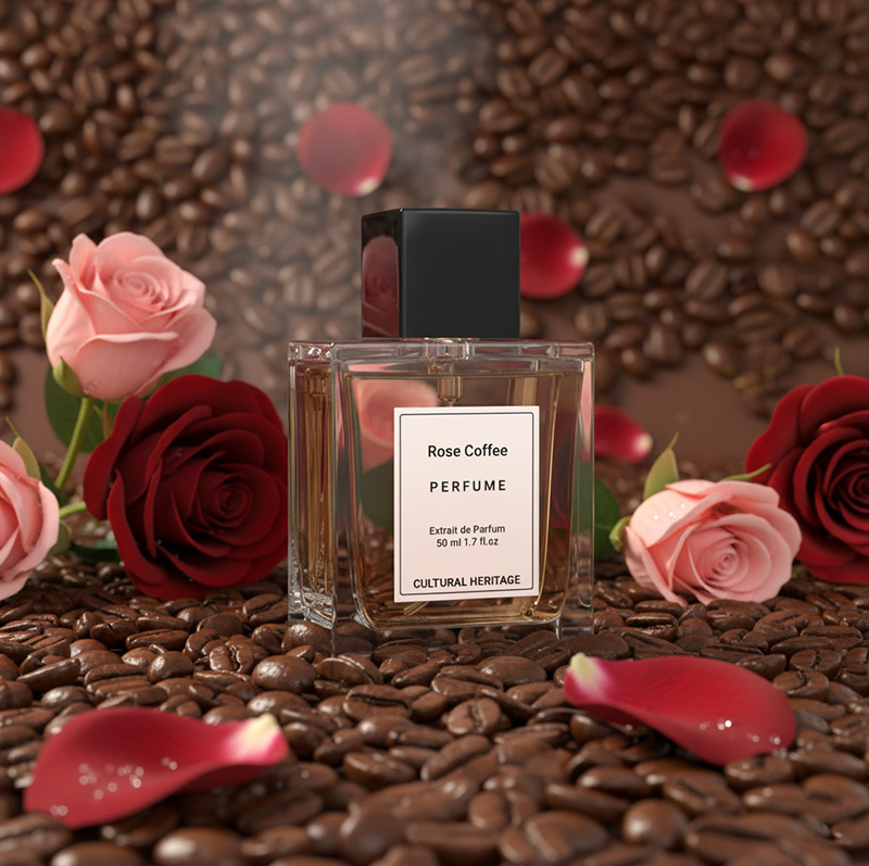 Discover Rose Coffee Perfume Oil, inspired by Tom Ford Café Rose (for reference only). A rich fusion of Damask rose, roasted coffee, amber, and sandalwood — sensual, sophisticated, and long-lasting. Perfect for evening elegance and cool-weather allure.
